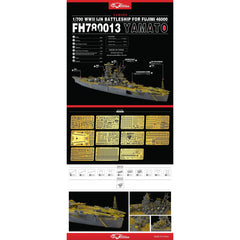 Flyhawk FH780013 1/700 IJN Battleship Yamato FOR FUJIMI 46000