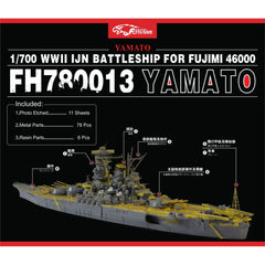 Flyhawk FH780013 1/700 IJN Battleship Yamato FOR FUJIMI 46000