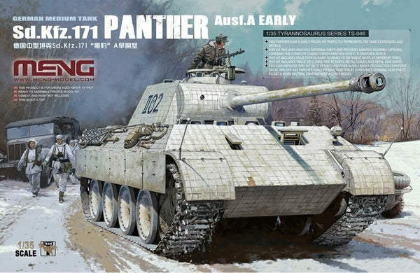 Meng Model TS-046 1/35 German Medium Tank Sd.Kfz.171 Panther Ausf.A Early