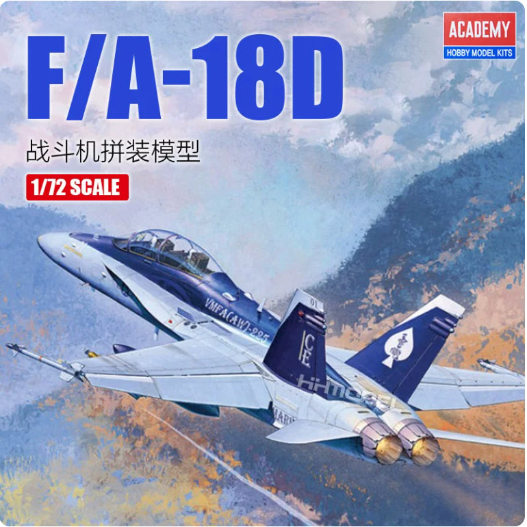 Academy  AC12422  1/72   F/A 18D Hornet Us Marines Kit AC12422 Model — scale model kit