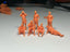 WWII North Africa Tank Troops: 72mm scale figures, set of 7. Can be made in various scales. LSSNo26 1/35/48/64/72/87/100/144