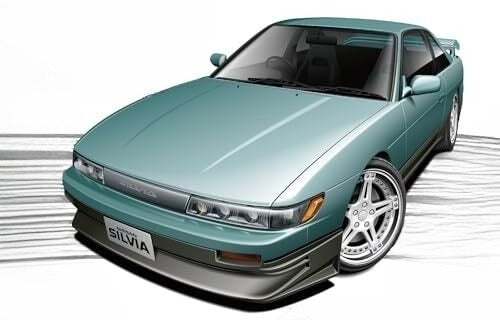 Fujimi 04720 Nissan Silvia K's S13 1/24 Plastic Model Kit ID159