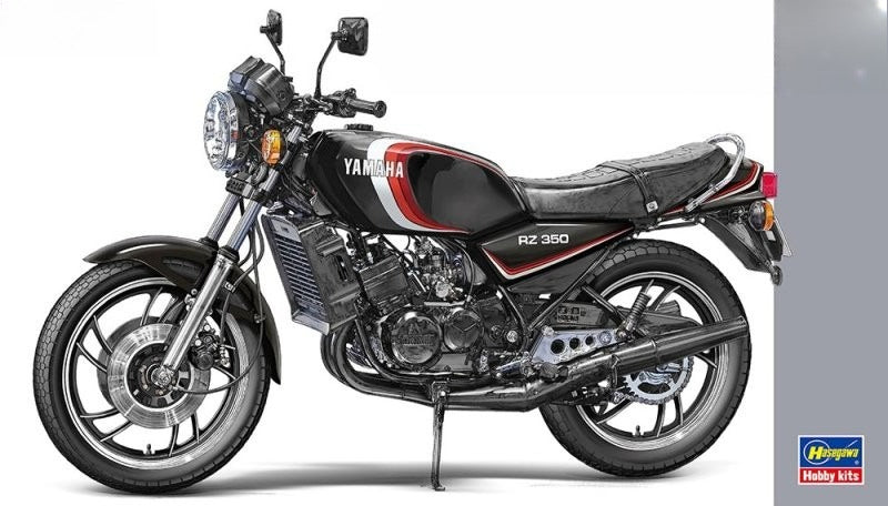Hasegawa 21763 1/12 Scale Model Kit Yamaha RZ350 (4U0) 1982 Black Color Edition
