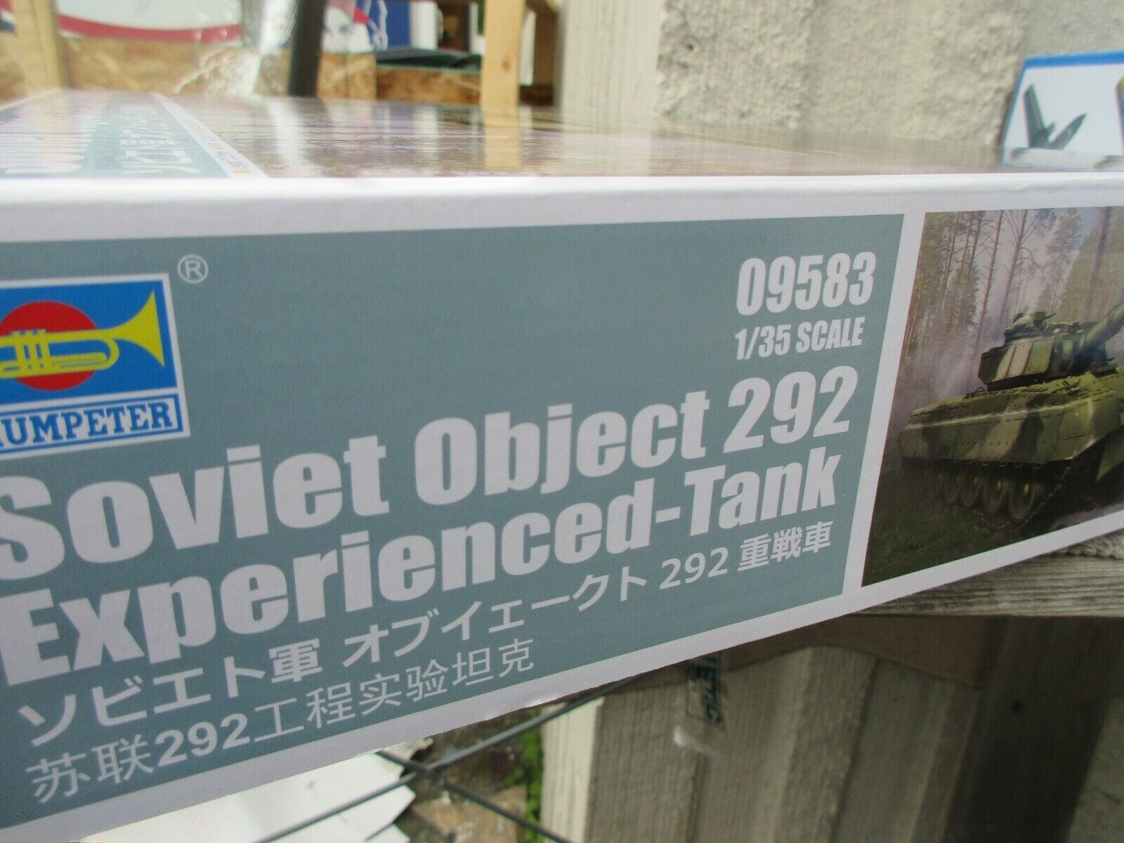 TRUMPETER 09583 1/35 SCALE SOVIET 292 OBJECT EXPERIENCED TANK MODEL K ...