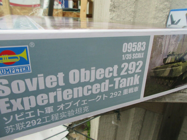 TRUMPETER 09583 1/35 SCALE SOVIET 292 OBJECT EXPERIENCED TANK MODEL KIT
