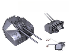 SSMODEL R350086  1/350 scale Jiujiu 76mm twin anti-aircraft gun