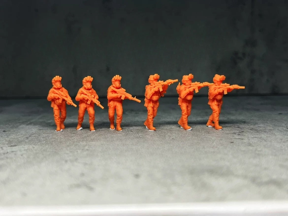 Modern American Style Soldier Team 6pcs LSSNO18 1/35/48/64/72/87/100/144
