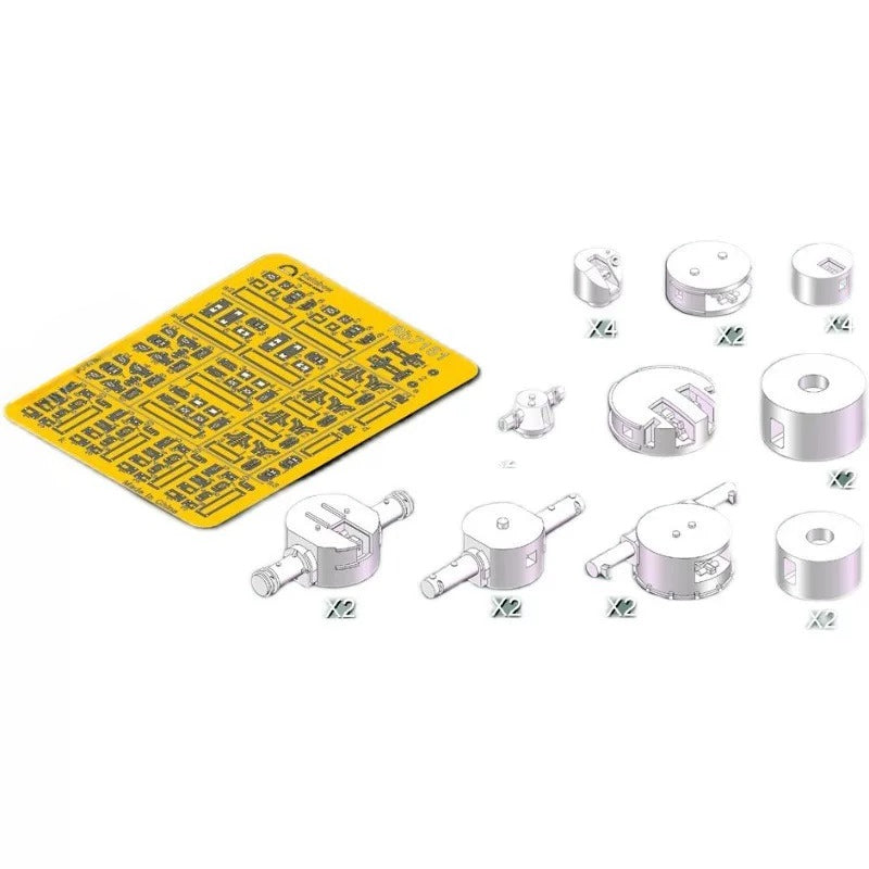 Rainbow Rb7151 1/700 Brand New Fire Control System I [24 Resin Parts, 1 Etched Part]