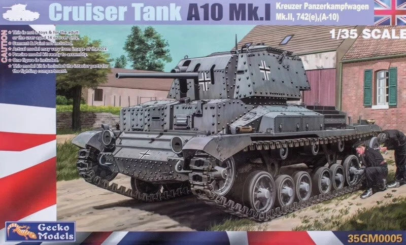 Gecko Models 1/35 35GM0005
 Cruiser Tank A10 Mk.I Kreuzer Panzerkampfwagen Main image