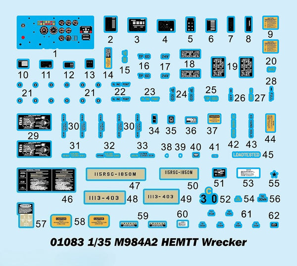 Trumpeter 01083 1/35 M984A2 HEMTT Wrecker rescue vehicle