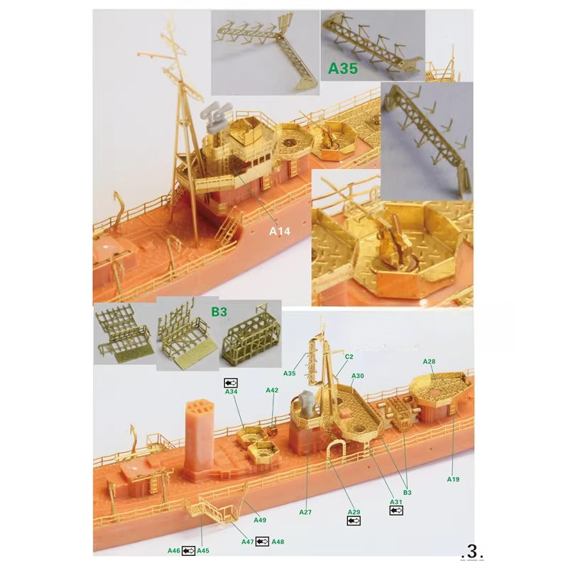 Five Star Model SH700030 1/700 Assembly Model Kit