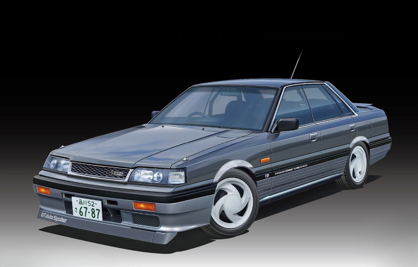 Fujimi 04798 HC-14 Nissan 7th Skyline 4-Door HT GTS 1/24 Scale Plastic Model Kit