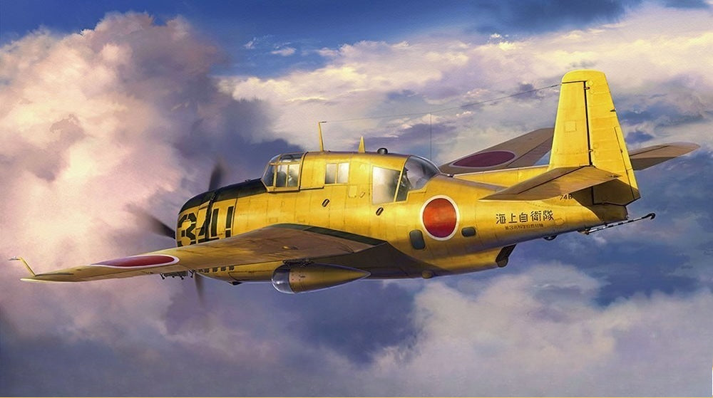 Hasegawa 02386 1/72 TBM-3S2 Avenger `JMSDF 3rd Service School` (Plastic model) — scale model kit