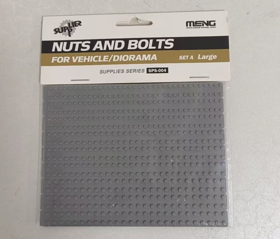 Meng SPS004 1/35 Nuts and Bolts Set A (large) — scale model kit
