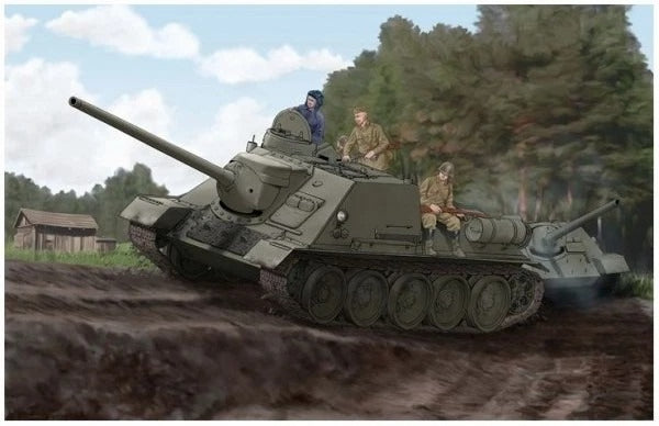 Trumpeter 00915 SOVIET SU-100 TANK DESTROYER 1/16 Model Kit