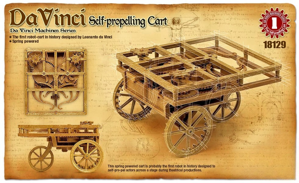 Academy 18129 Da Vinci Self Propeller Cart (Plastic model)