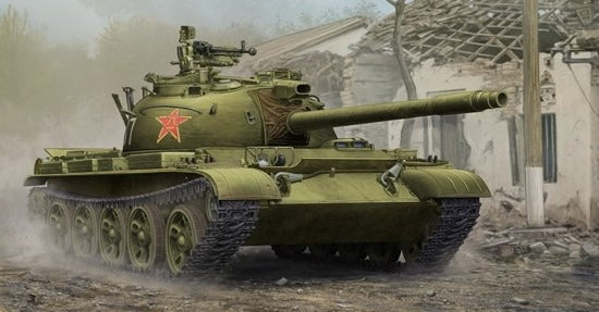 Trumpeter 05537 TYPE 62 LIGHT TANK 1/35 Model Kit- Main image