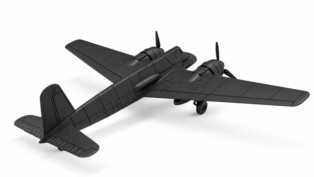 SSMODEL 1/72 1/144 Multi Scale Henschel Hs 129 B-2 + 3 Pilots Germany WW2 MODEL kit RSS0003
