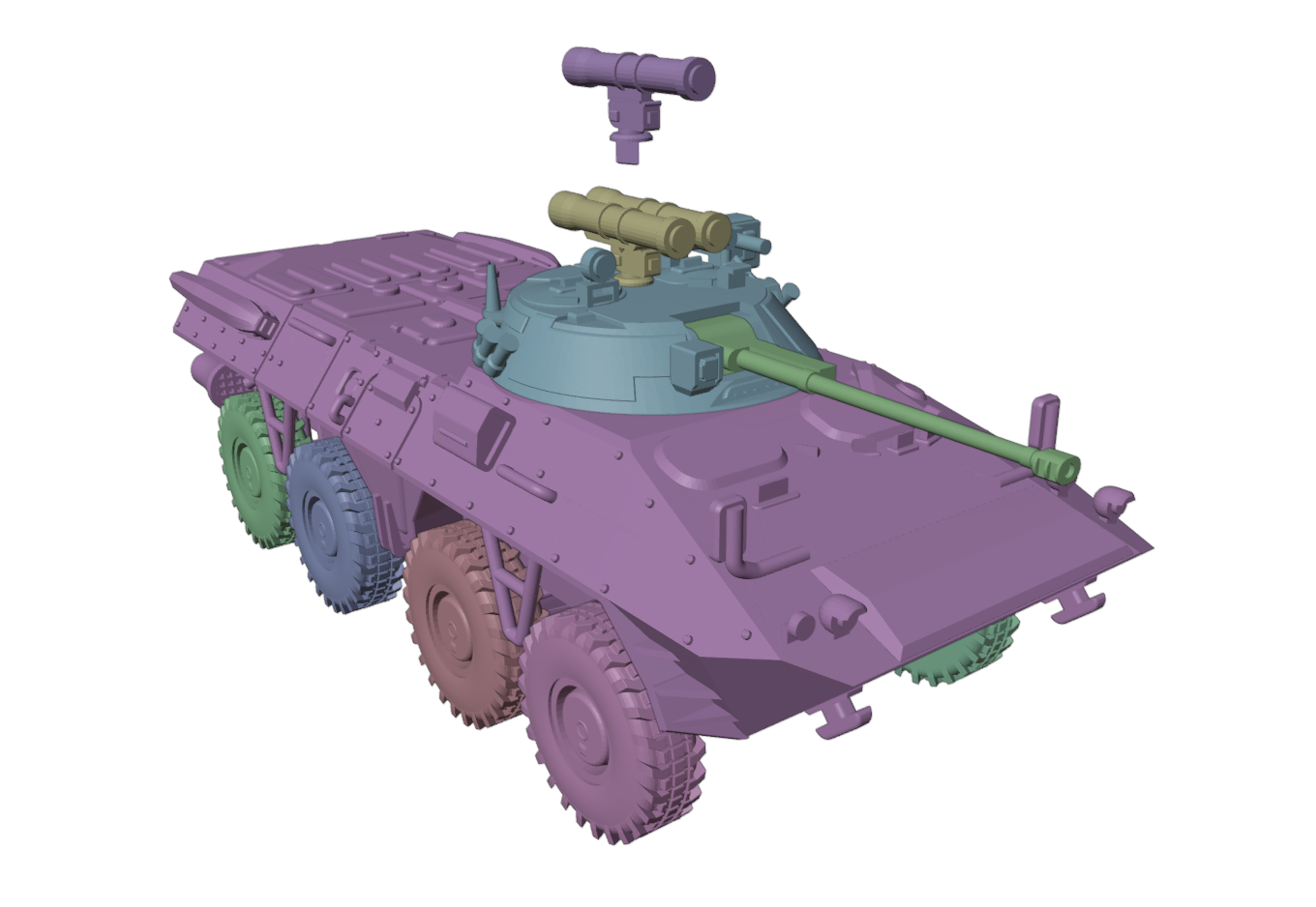 SSMODEL MODEL KIT 1/144 BTR-90Infantry fighting vehicle（8×8）VWIFV144RUS0012