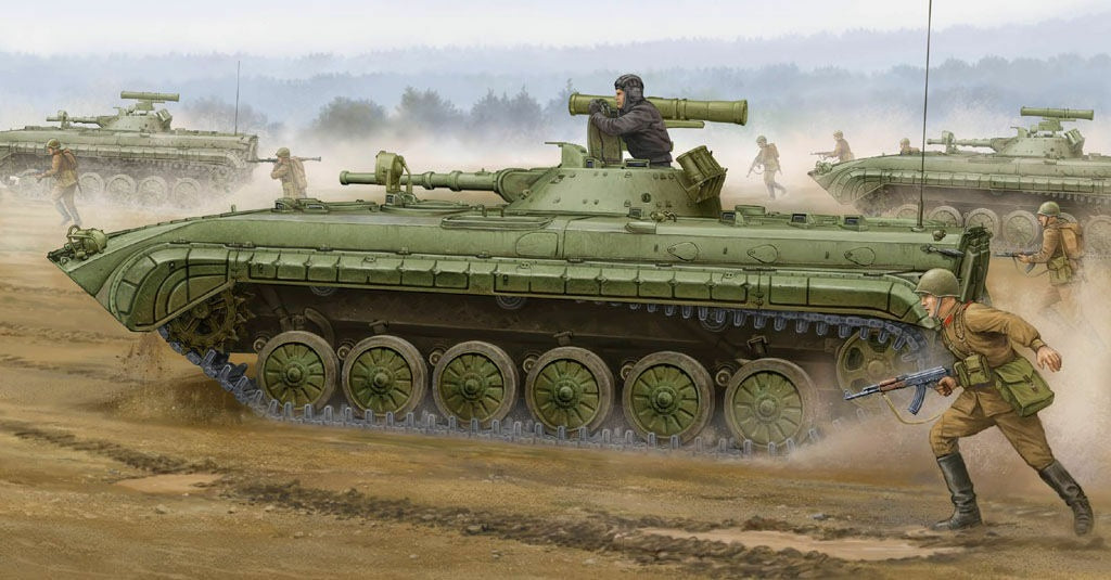 Trumpeter 05556 - 1/35 Soviet BMP-1P IFV - New