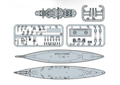Flyhawk FH9001 1/2000 WWII German Battleship BISMARCK Plastic Model Kit