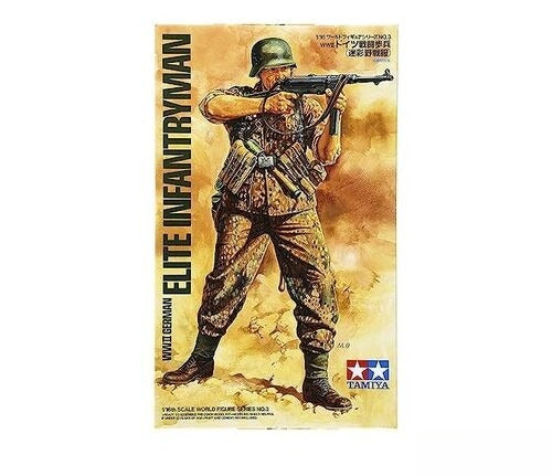 New Tamiya 1/16 World Figure Series No. 03 German Army Combat Infantry — scale model kit