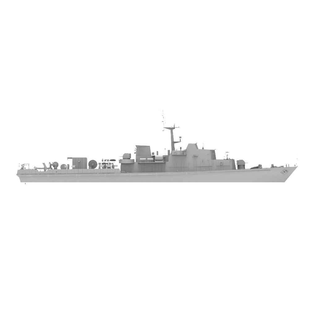 RHWS010 German Project 89.2 Submarine Chaser Bernau Water line