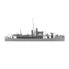 RHWS015 HMS Isles Cllass Submarine Chaser Liscomb Water line