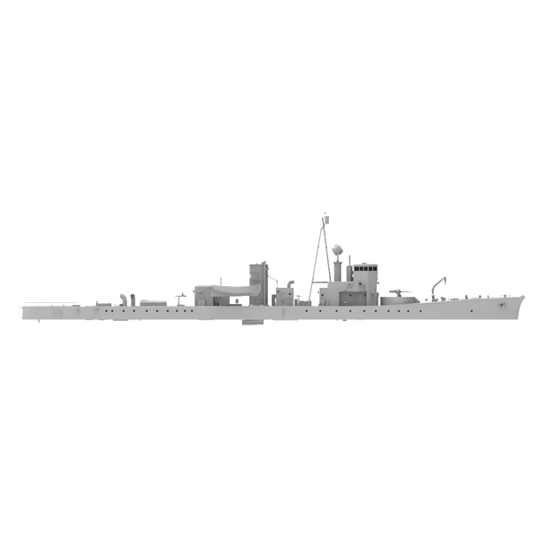 RHWS014 IJN Type K-3 No.1 Submarine Chaser Kusentei Water line