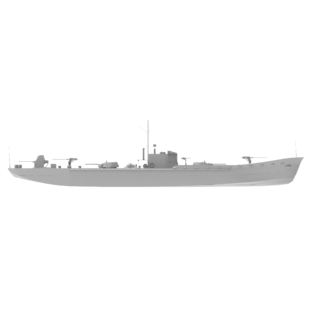 RHWS024  Military Model Kit Water Line USSR Project 161/161M ARMORED GUN BOATS