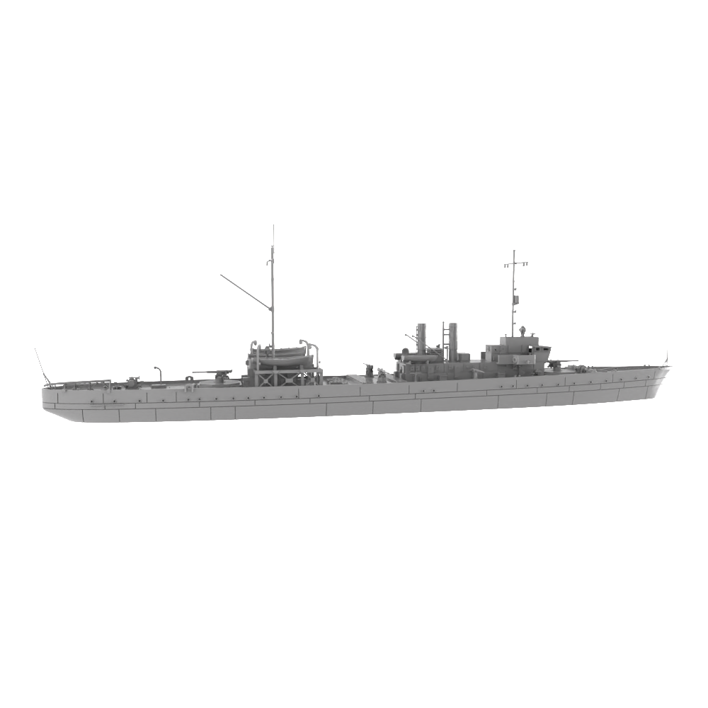 RHWS016 France Marne Class Destroyer Marne Water line