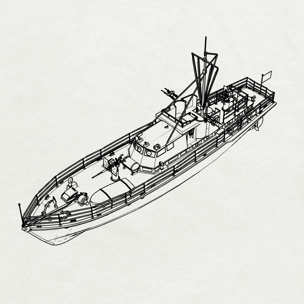 SSMODEL SSC773S  Military Model UK HDML ML 1383 Full Hull
