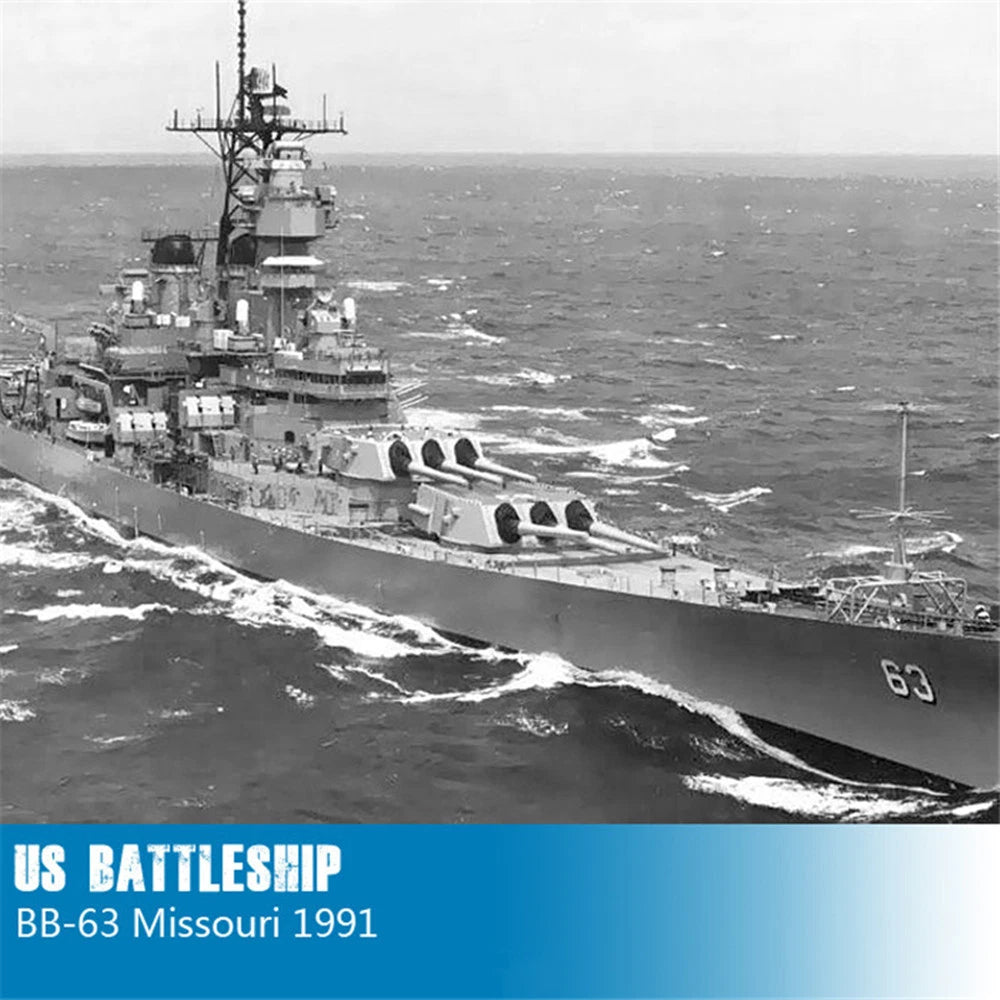 Trumpeter 1/700 US Battleship BB-63 Missouri 1991 Model Kit NEW Sealed 05705 — scale model kit