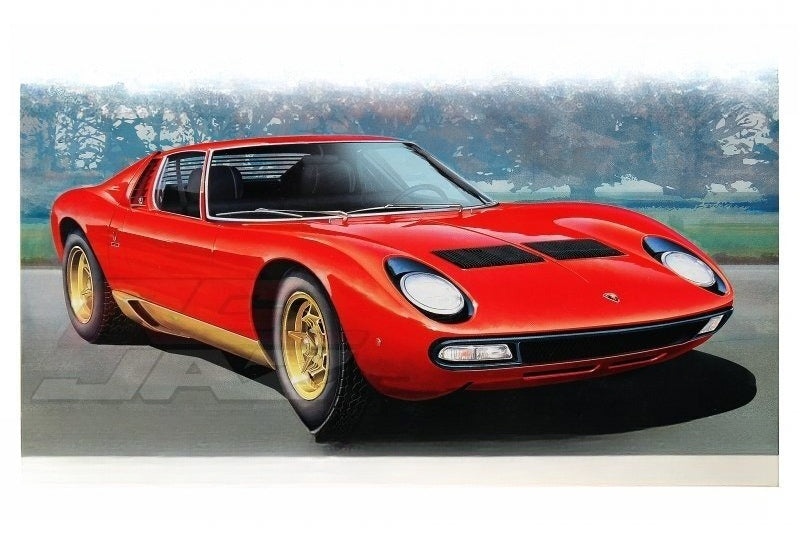 Hasegawa 21213 HC-13 1/24 Scale Model Car Kit Lamborghini Miura P400 SV 1971