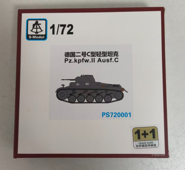 S-Model PS720001 1/72 Pz.Kpfw.II Ausf.C Light Tank-