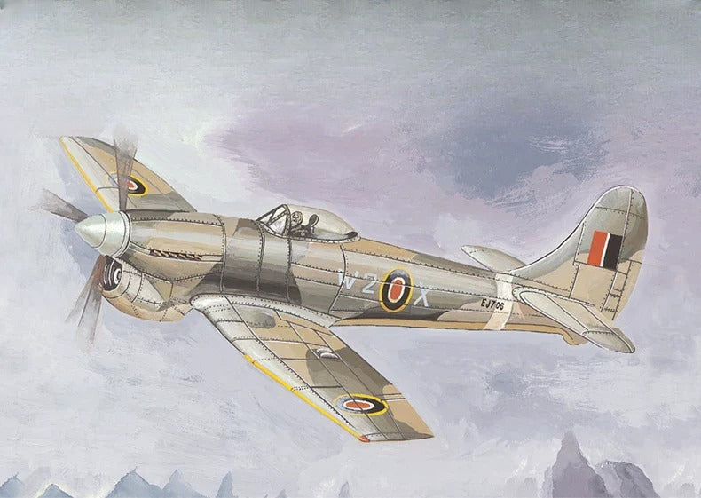 Trumpeter Triangle Trumpeter 1/144 British Hurricane Fighter 80405 — scale model kit