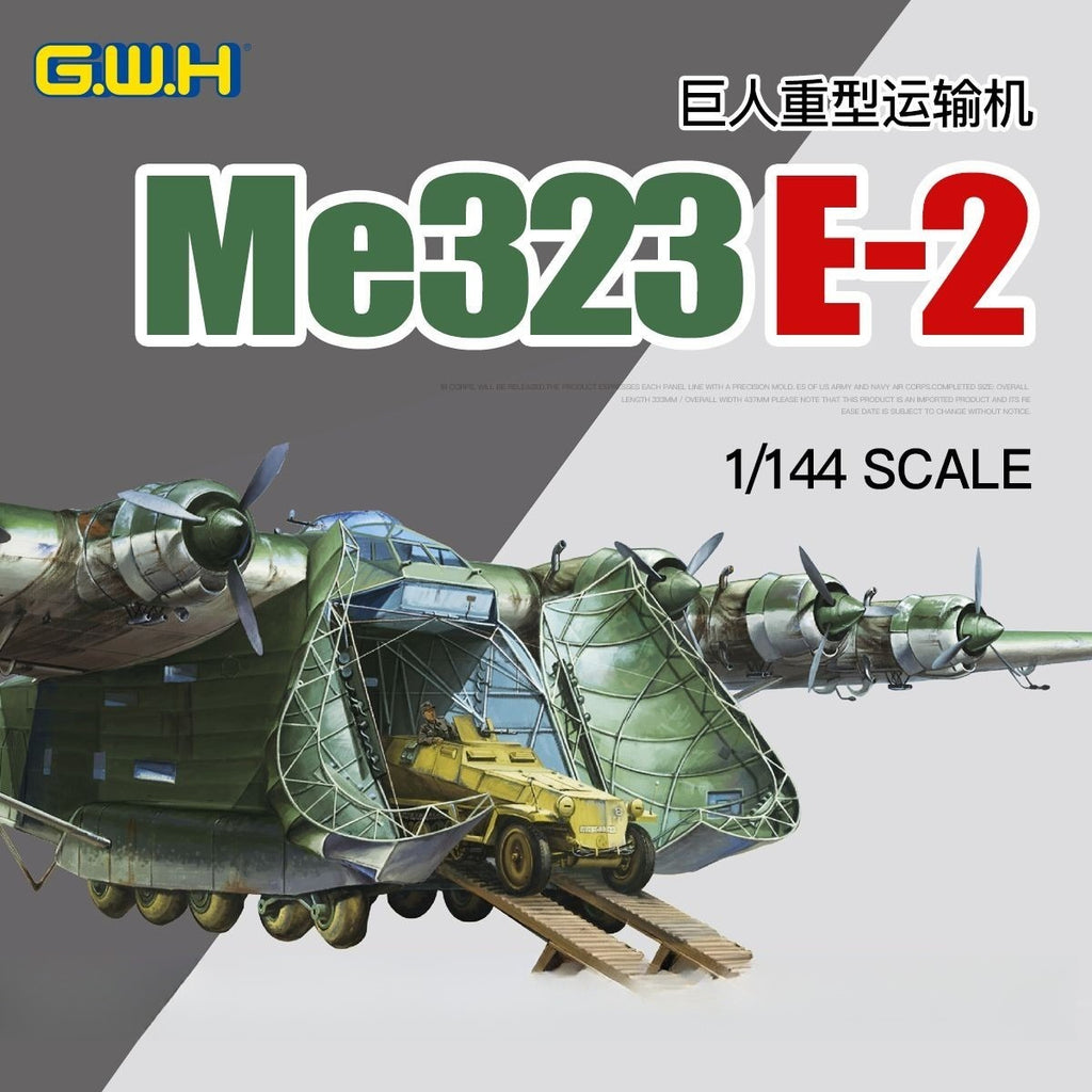 Great Wall Hobby L1013 1/144 German Me323 E-2 Giant Transporter w/Vehicles