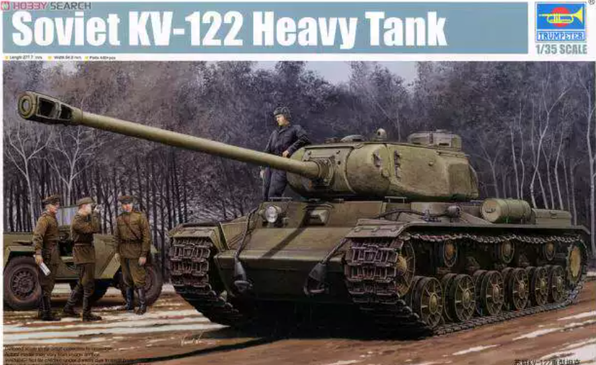 Trumpeter 1/35 Soviet KV-122 Heavy Tank # 01570- Plastic Model Kit New
