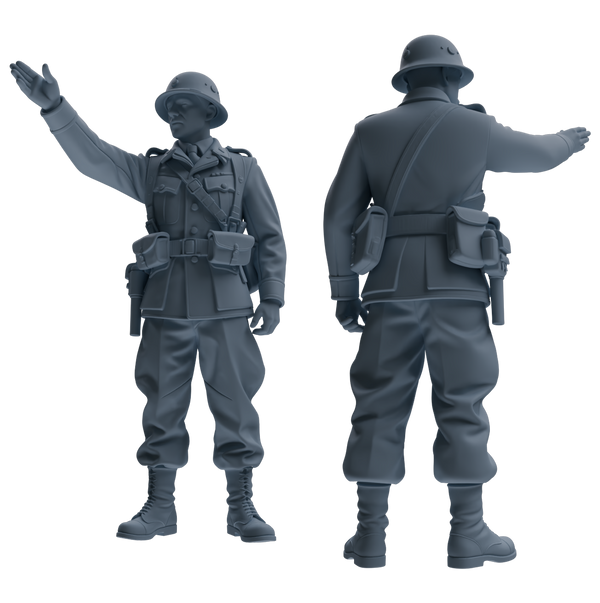 MRY-SFW SSTR191 Miniatures Soldier Model Kit Multi-Scenario Combat Soldier Pose Modern Model 5 pcs