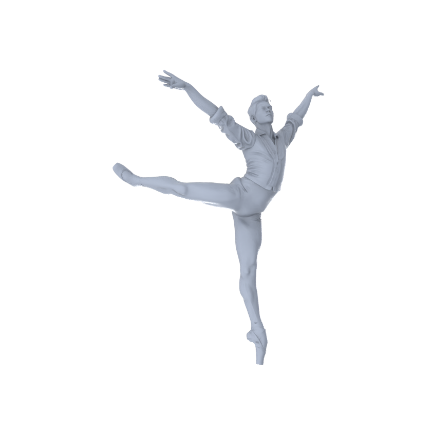 Detail view of MRY-SFW LYTR548 Modern Stage Ballet Dancers Pose Group of 5 Miniature Car Diorama Figures Scene Props Accessories Resin Model