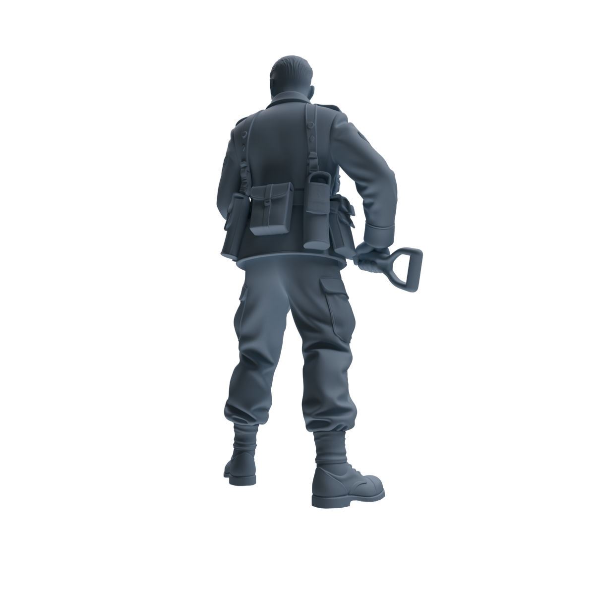 MRY-SFW SSTR185 Miniatures Soldier Model Kit Combat Engineer Soldier Pose Modern Model 4 pcs — detail view 2