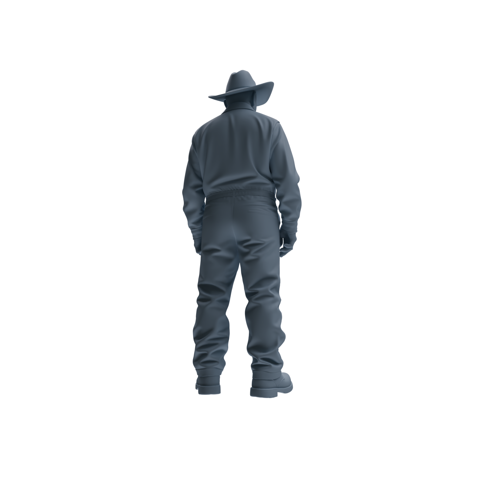 Detail view of MRY-SFW LYTR922 Farm Cowboy Worker Multi-pose Modern Model 3 pcs Model