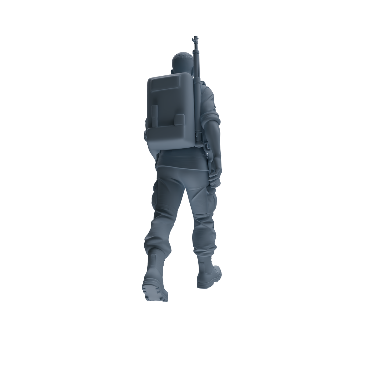 MRY-SFW SSTR178 Miniatures Soldier Model Kit Resting Soldier Pose Modern Model 6 pcs — detail view 2