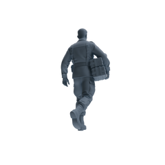 MRY-SFW SSTR179 Miniatures Soldier Model Kit Logistics Soldier Pose Modern Model 3 pcs