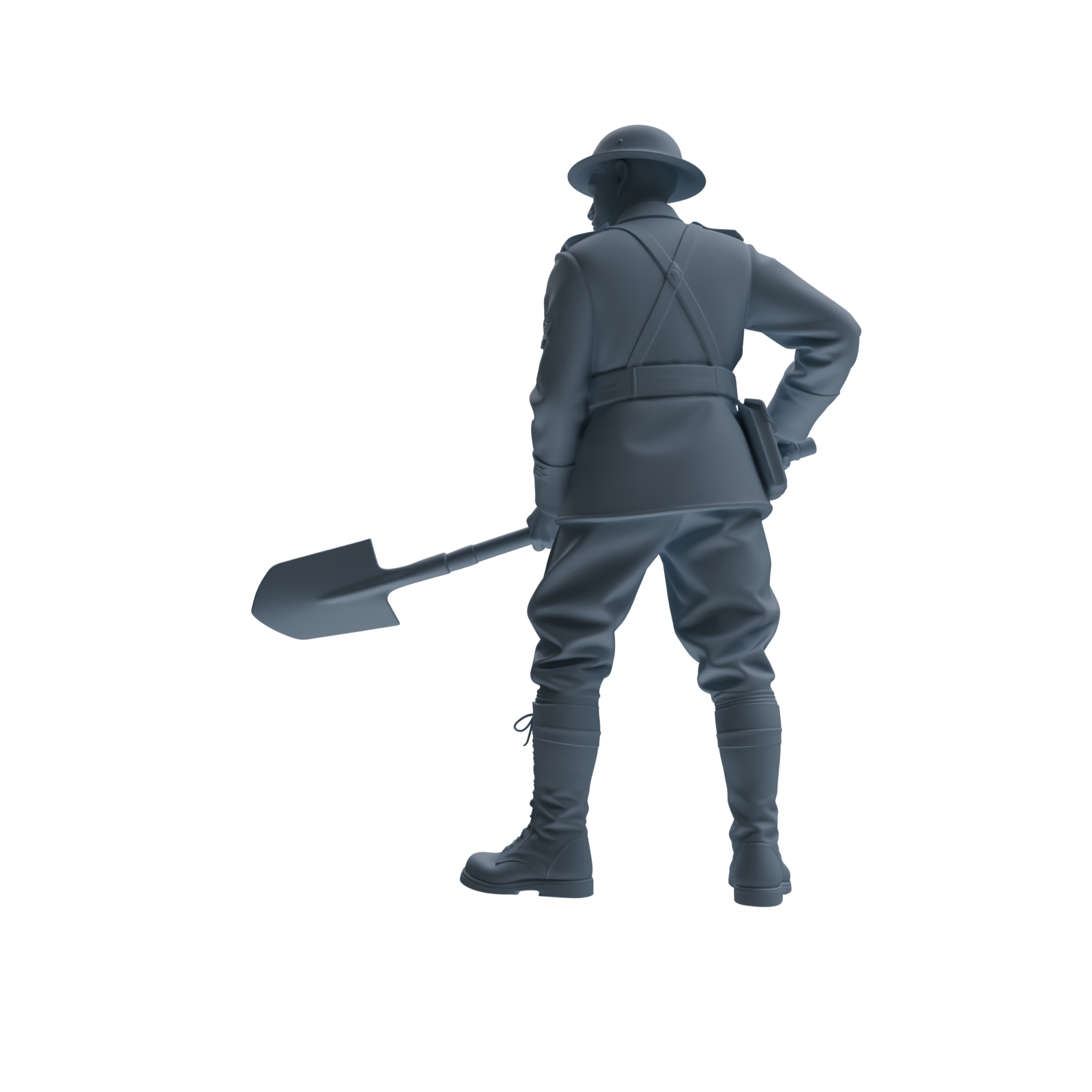 MRY-SFW SSTR177 Miniatures Soldier Model Kit Combat Engineer Soldier Modern Model 6 pcs