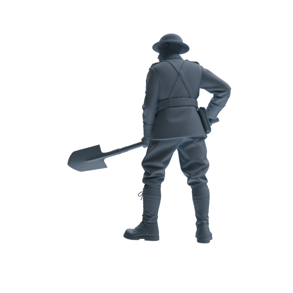 MRY-SFW SSTR177 Miniatures Soldier Model Kit Combat Engineer Soldier Modern Model 6 pcs