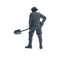 MRY-SFW SSTR177 Miniatures Soldier Model Kit Combat Engineer Soldier Modern Model 6 pcs