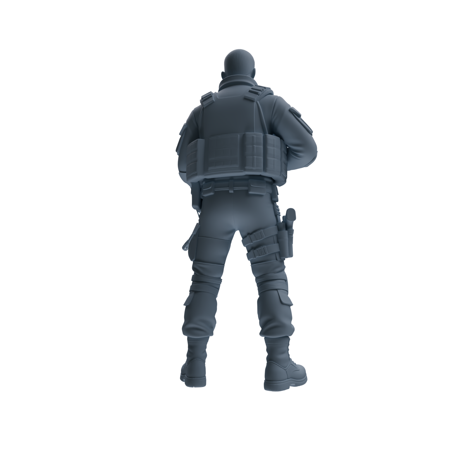 MRY-SFW SSTR176 Miniatures Soldier Model Kit Special Forces Soldier Modern Model 3 pcs
