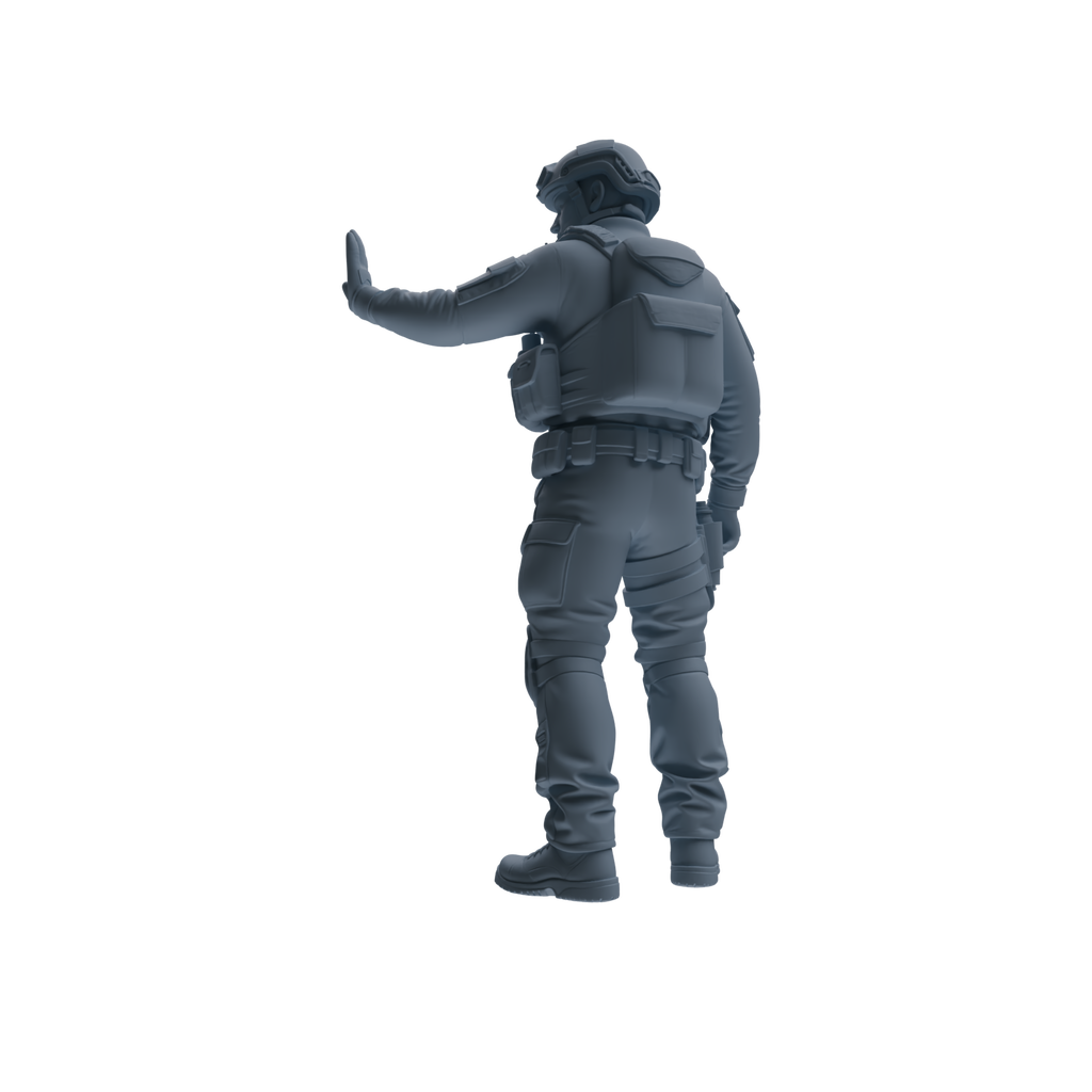 MRY-SFW SSTR183 Miniatures Soldier Model Kit Special Forces Soldier Pose Modern Model 3 pcs