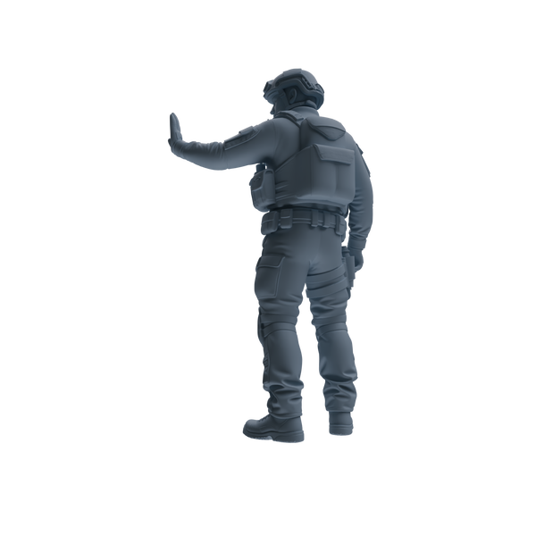 MRY-SFW SSTR183 Miniatures Soldier Model Kit Special Forces Soldier Pose Modern Model 3 pcs
